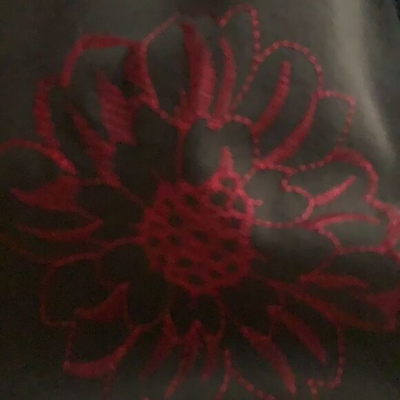 Vintage SilkLand embroidered brown midi skirt - Picture 8 of 9